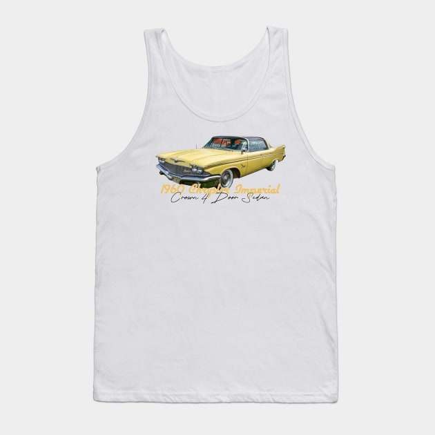 1960 Chrysler Imperial Crown 4 Door Sedan Tank Top by Gestalt Imagery